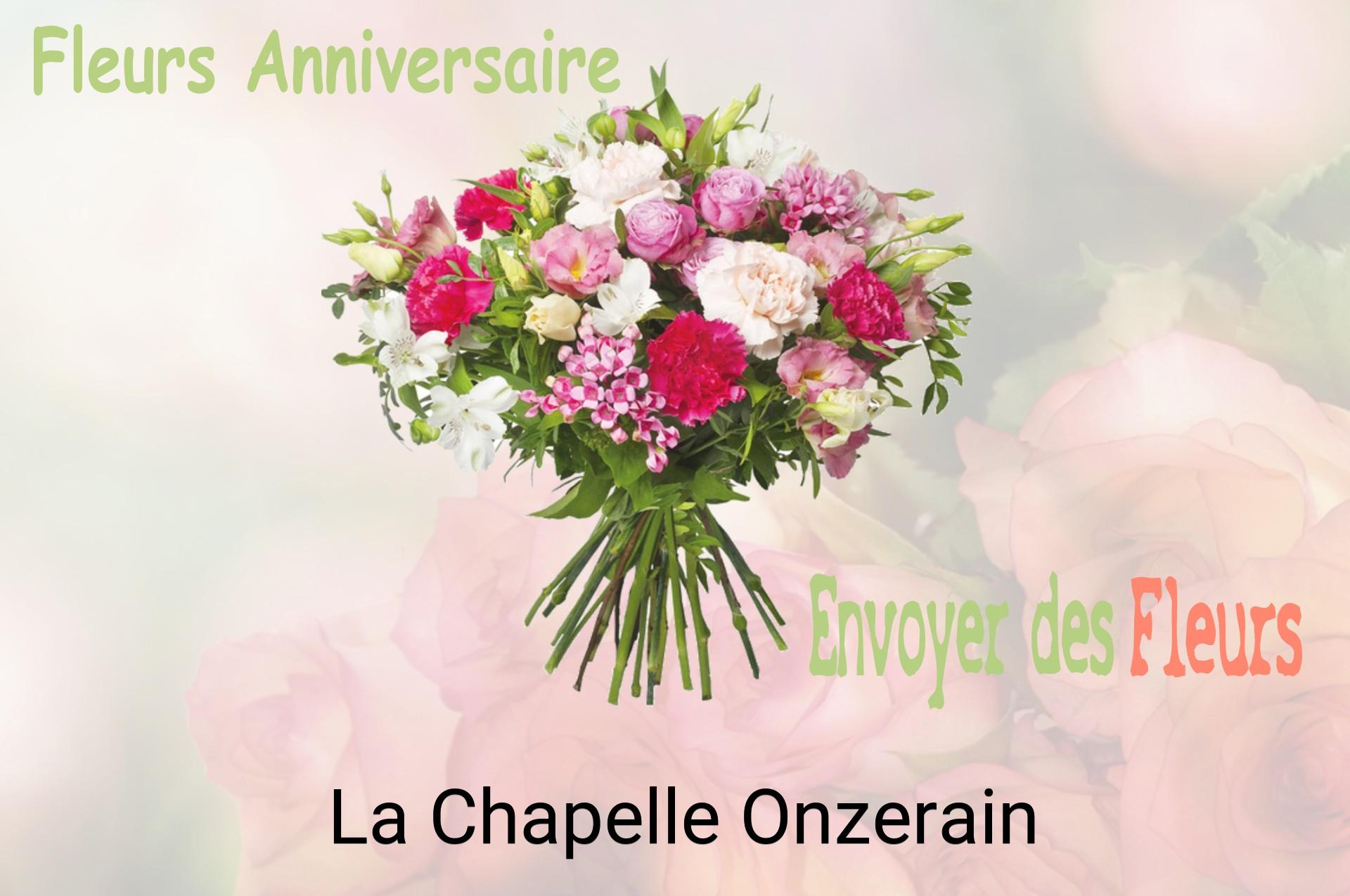 Bouquet de fleurs d’anniversaire livré à La Chapelle-Onzerain